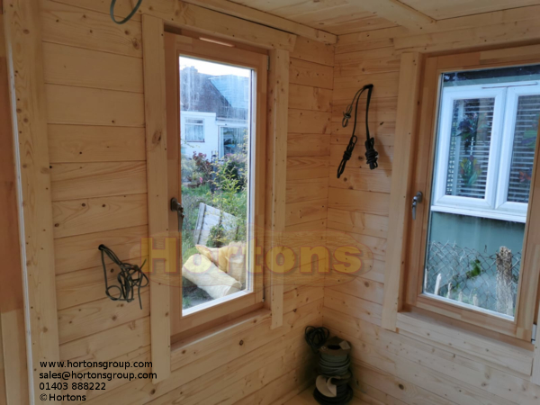 Lancing 28mm 6x4m pent garden room