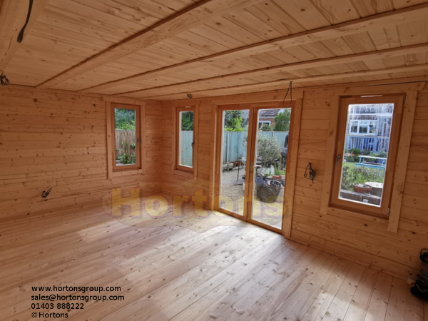 Lancing 28mm 6x4m pent garden room