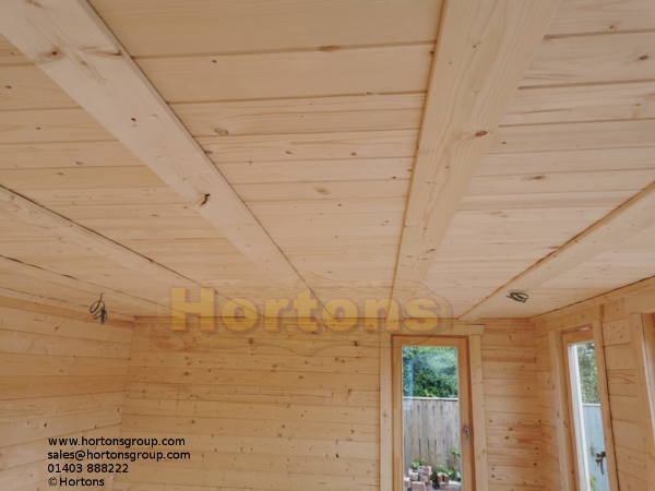 Lancing 28mm 6x4m pent garden room
