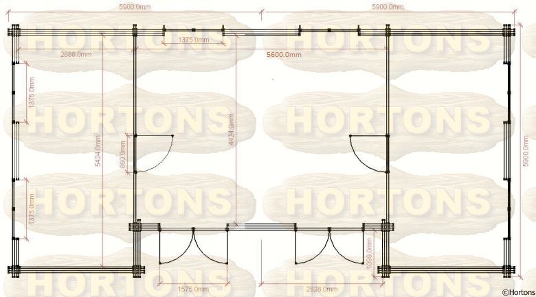 61 sq m Fully Insulated 45mm twinskin Granny Flat - Click Image to Close