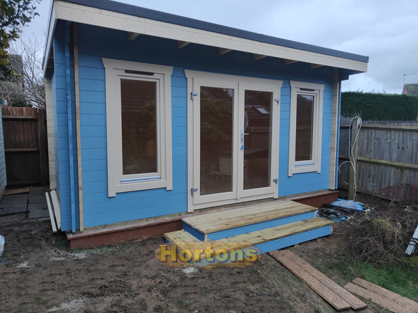 5x3m insulated Twin Skin garden room_3
