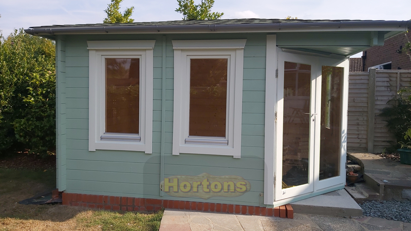 3x4m Corner Log Cabins