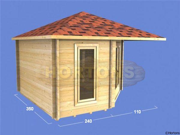 3.5x3.5m corner cabin - Click Image to Close