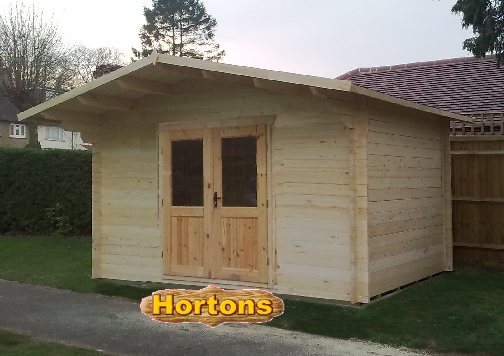 Log Cabin 4m X 4m Fast Track Log Cabin