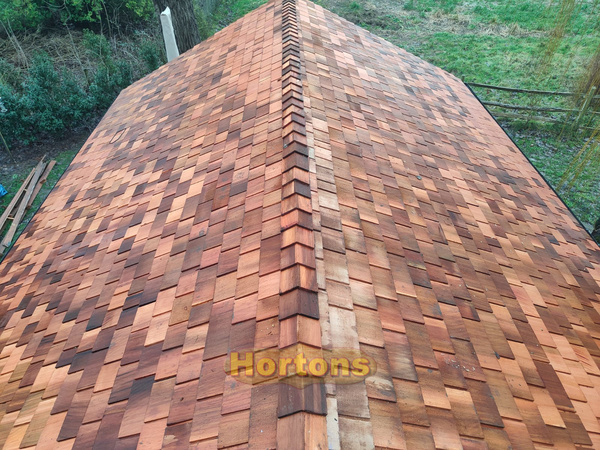 6m x 4.5m garden cabin roof renovation and upgrade_2