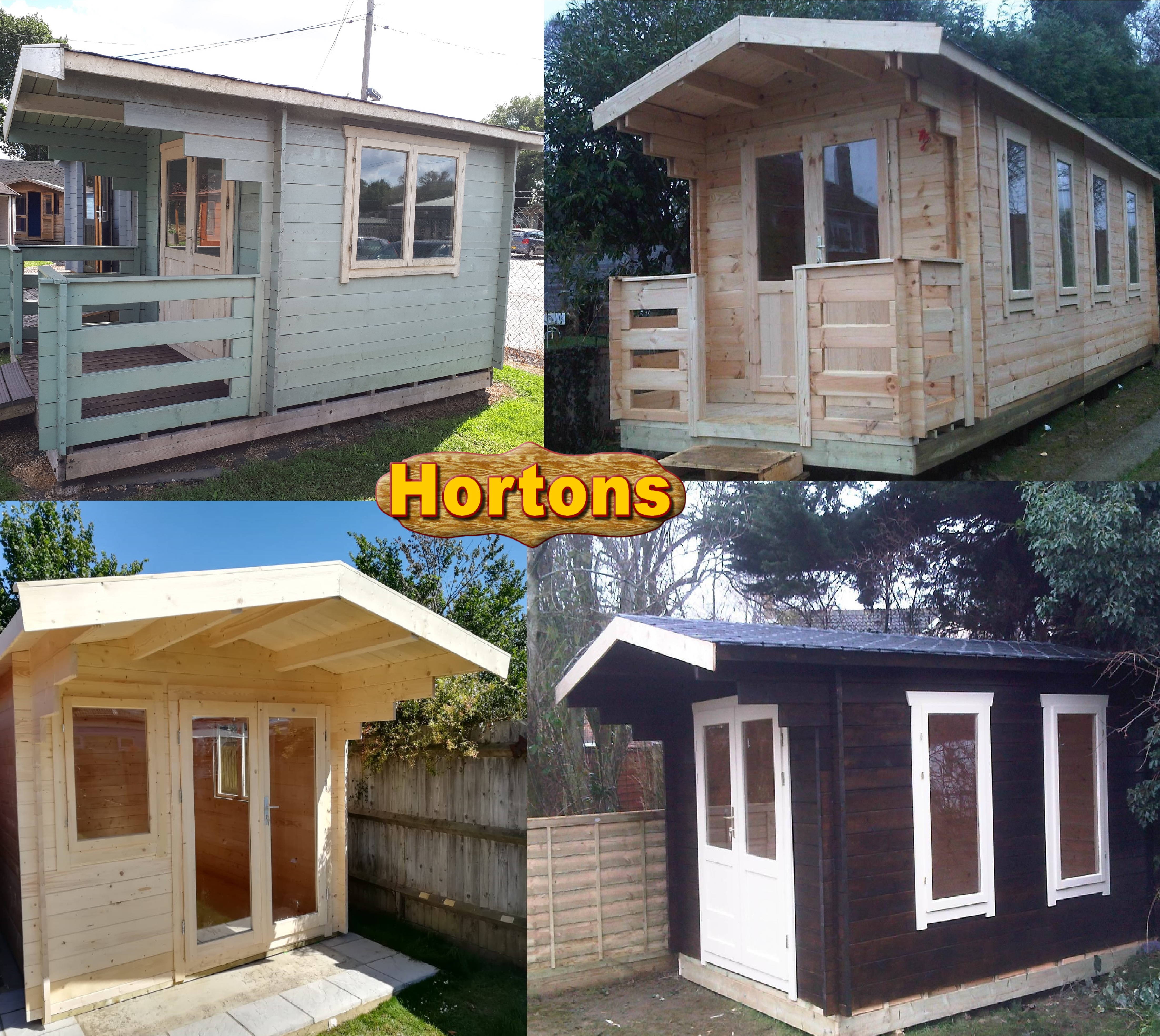 3m log cabins for sale. Supply and fit.