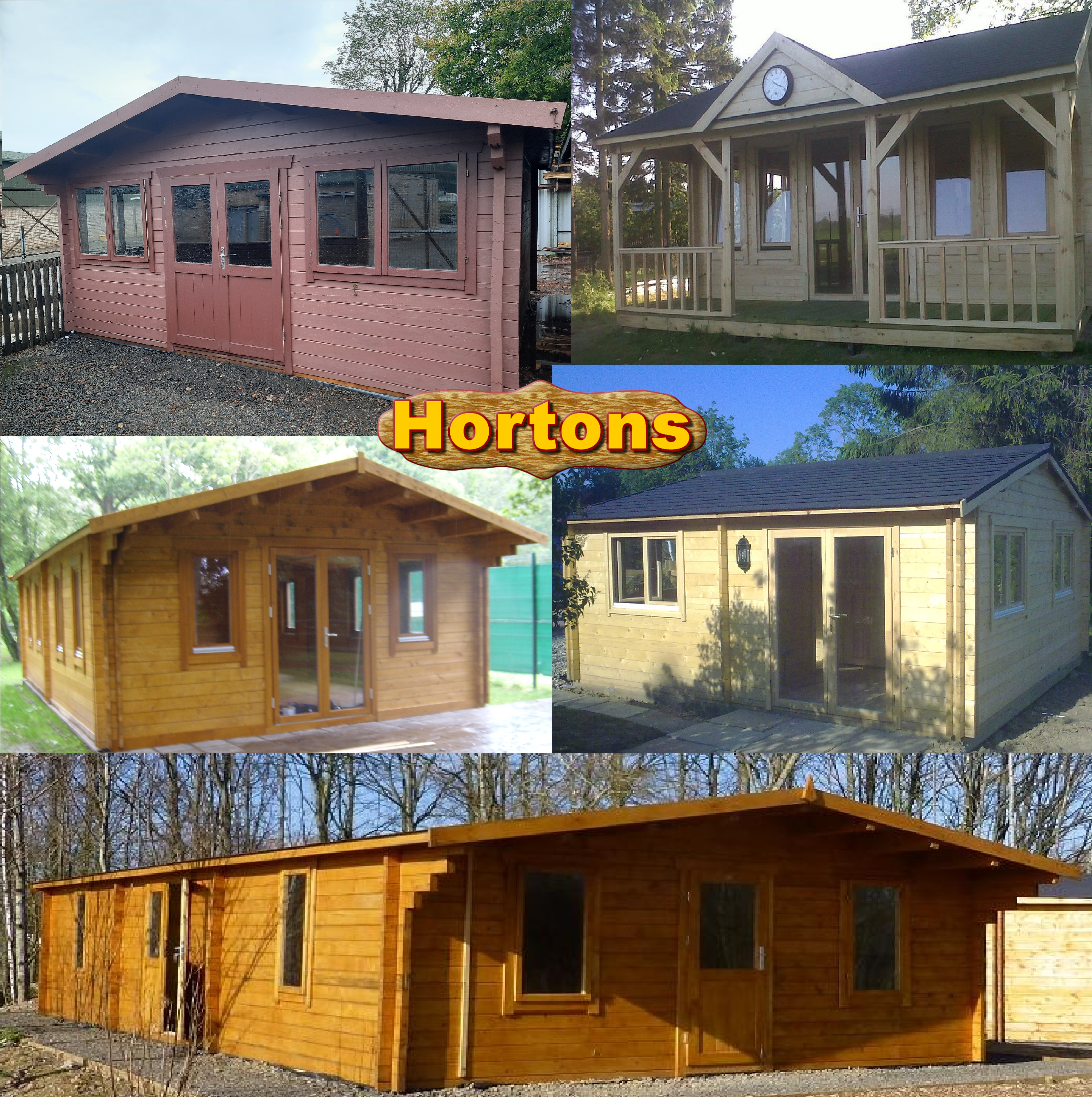6m log cabins for sale. Supply and fit.