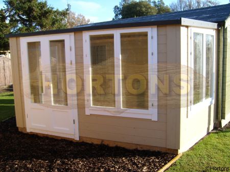 5x3m Lean To Non Square Sun Room Non Square Cabin Extension Kit