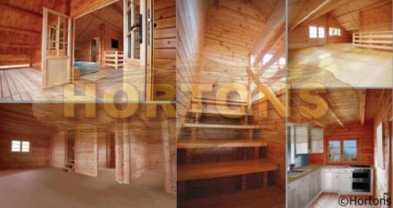 Two storey log house 136 sq m - Click Image to Close