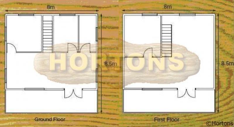 Two storey log house 136 sq m - Click Image to Close