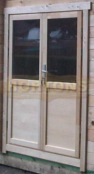 Dwelling (ISO) quality double glazed half glazed doors - Click Image to Close