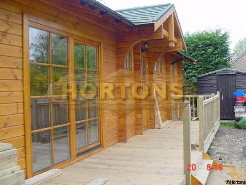 69 sq m Lillehammer log house 45-45mm logs - Click Image to Close