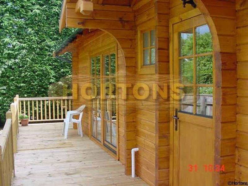 69 sq m Lillehammer log house 45-45mm logs - Click Image to Close