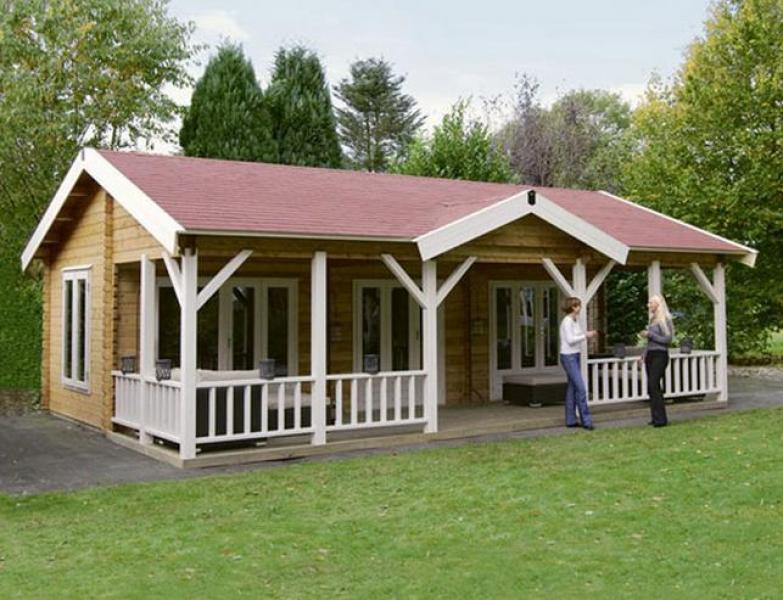 Lugarde 44mm Log Cabin Bonaire 8.5 x 5.5m - Click Image to Close