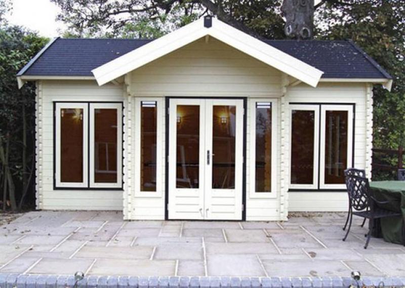 6 x 3.5m Brooklyn Lugarde 44mm Log Cabin - Click Image to Close