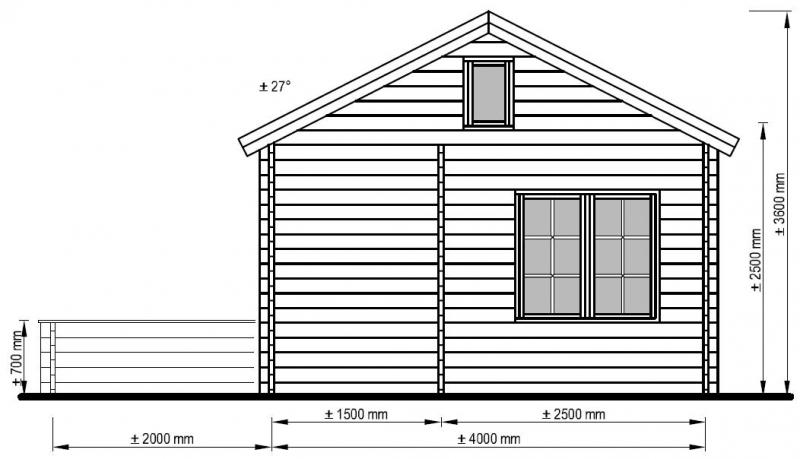 Lugarde London 5.5x4 Log Cabin - Click Image to Close