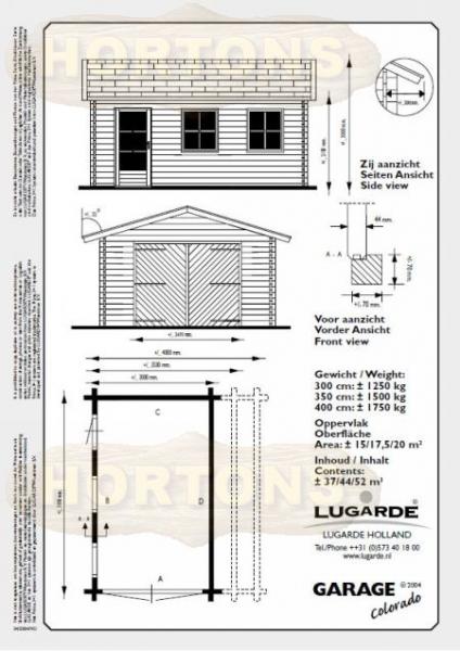 Lugarde Garage Colorado 3.5 x 5m - Click Image to Close