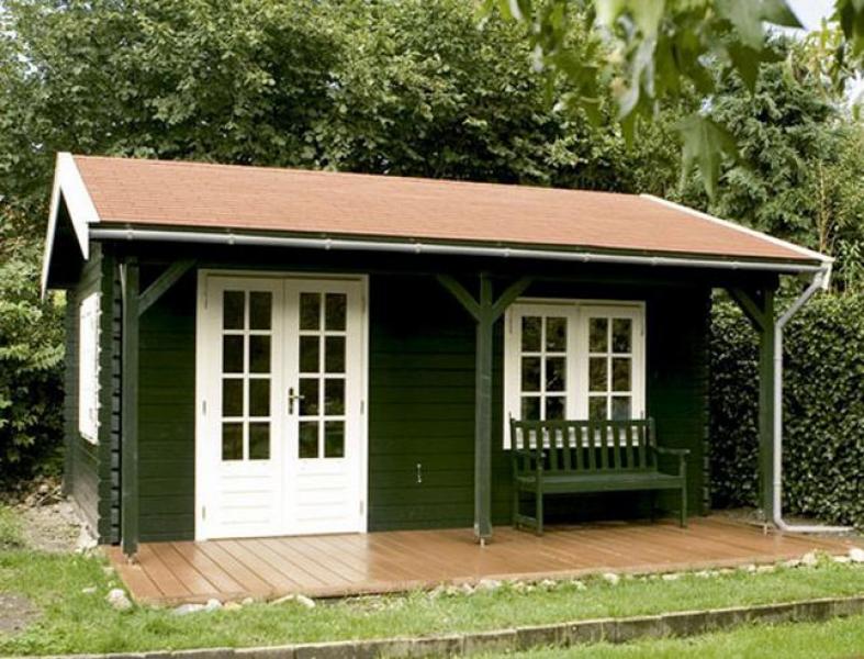 Lugarde Log Cabin Malibu 4m x 4m - Click Image to Close