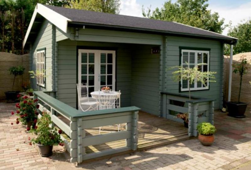 44mm Lugarde 5 x 5 Paris Log Cabin - Click Image to Close