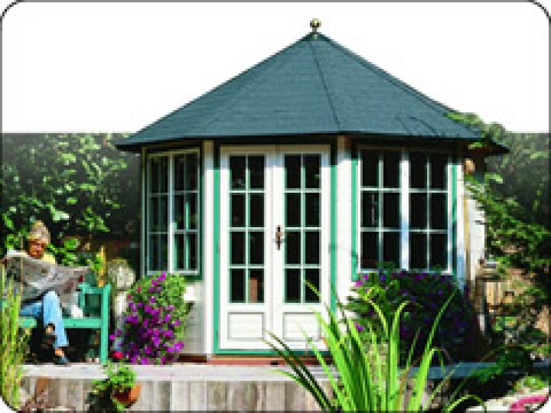 3.0m Prima Louisa Octagonal Lugarde Summerhouse - Click Image to Close