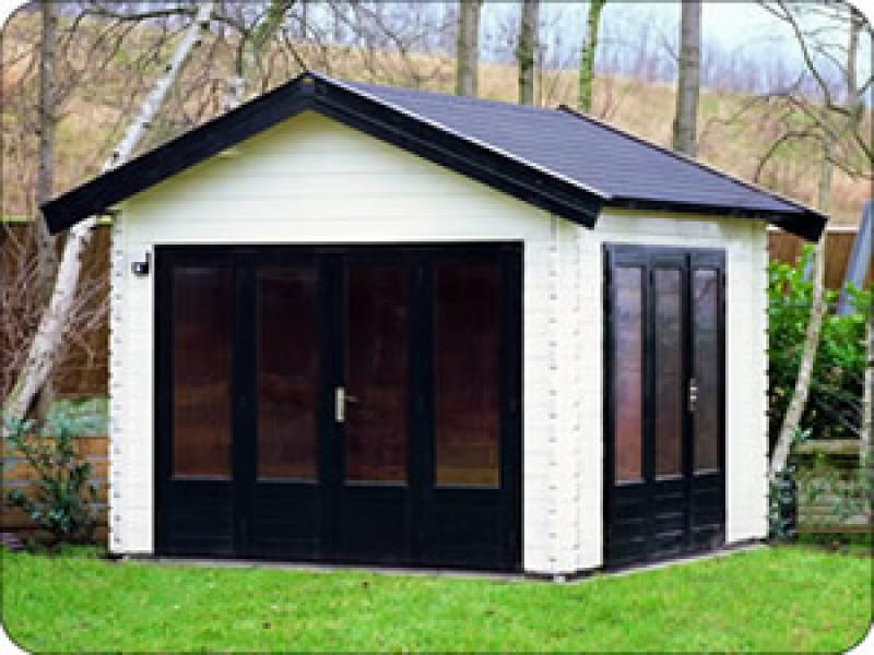 Lugarde Log Cabin Mississippi 3m x 3m - Click Image to Close