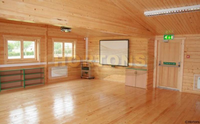 7.5x9.5m (62 sqm internal) Insulated 45mm Twinskin Classroom - Click Image to Close