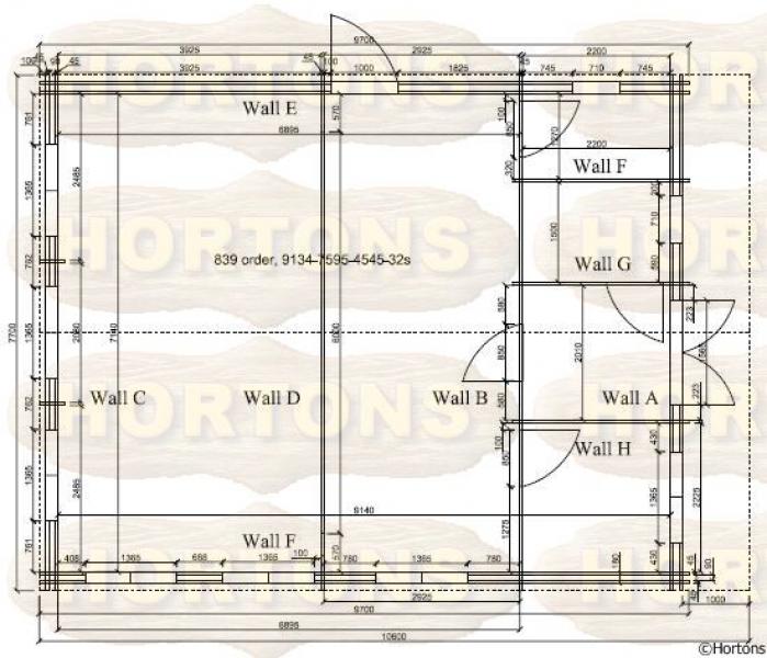 7.5x9.5m (62 sqm internal) Insulated 45mm Twinskin Classroom - Click Image to Close