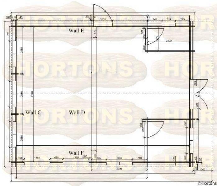 6x10m (51 sqm internal) Fully Insulated 45mm Twinskin Classroom - Click Image to Close