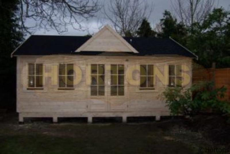 35mm Aspen Clockhouse 5.5m x 4m Log Cabin - Click Image to Close