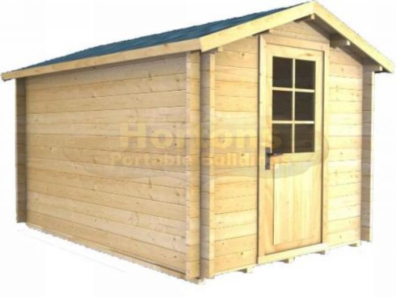 35mm Wickford 2m x 3m Garden Log Cabin - Click Image to Close