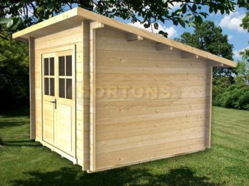 35mm Sarah Log Cabin 2.5m wide x 2.5m deep - Click Image to Close