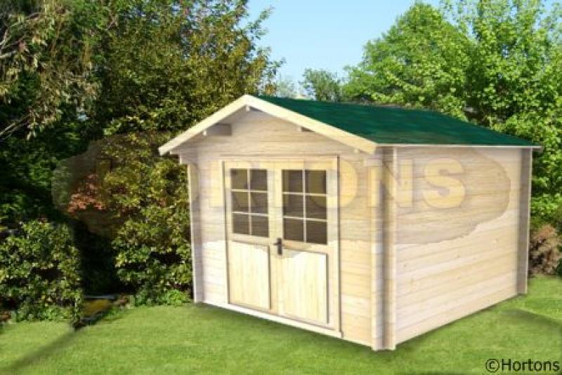 35mm Zoe 2.5x2m Log Cabin - Click Image to Close