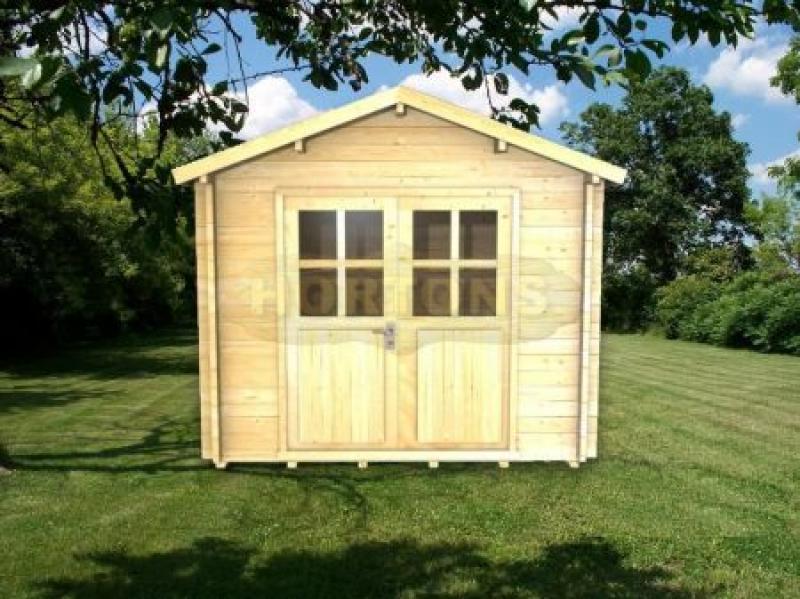 35mm Zoe 2.5x2m Log Cabin - Click Image to Close