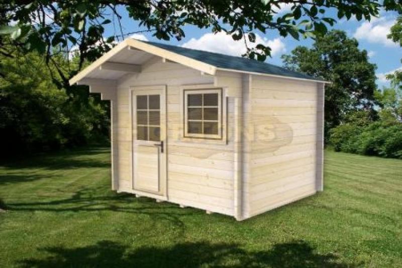 35mm Aelf 2.5m x 2m Log Cabin - Click Image to Close