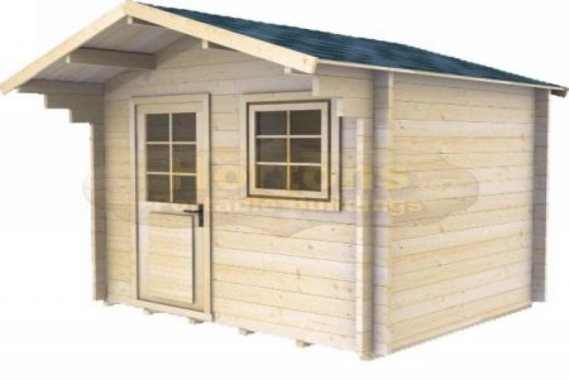 35mm Aelf 2.5m x 2m Log Cabin - Click Image to Close