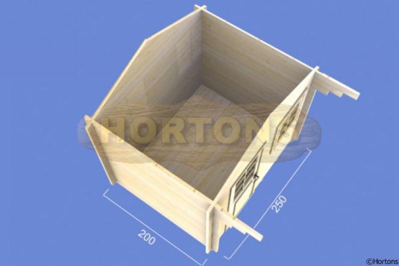 35mm Aelf 2.5m x 2m Log Cabin - Click Image to Close