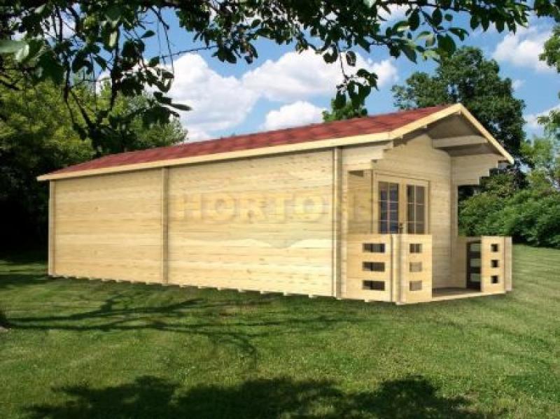 3x8 Sutton 28mm Log cabin - Click Image to Close