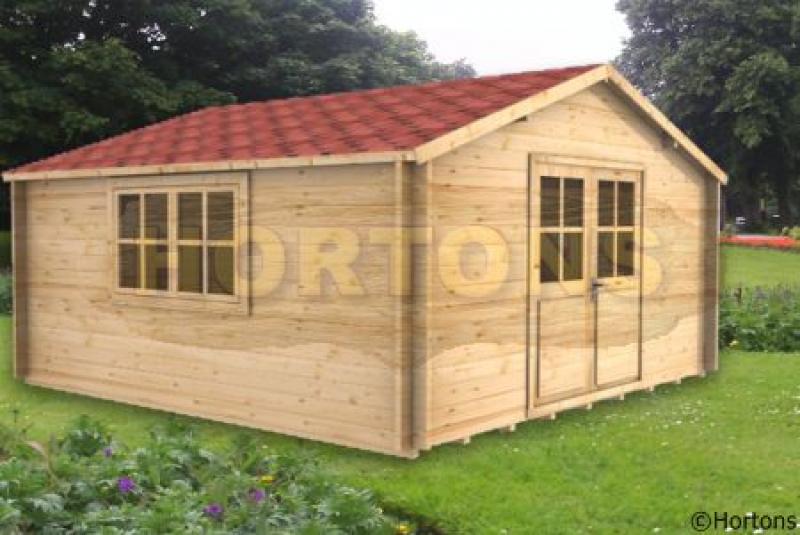 35mm Middlesbrough 3 x 3 Log Cabin - Click Image to Close