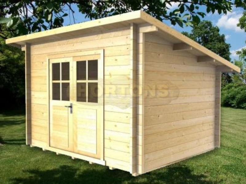 28mm Poppy 3m x 2.5m Log Cabin for sale - Click Image to Close