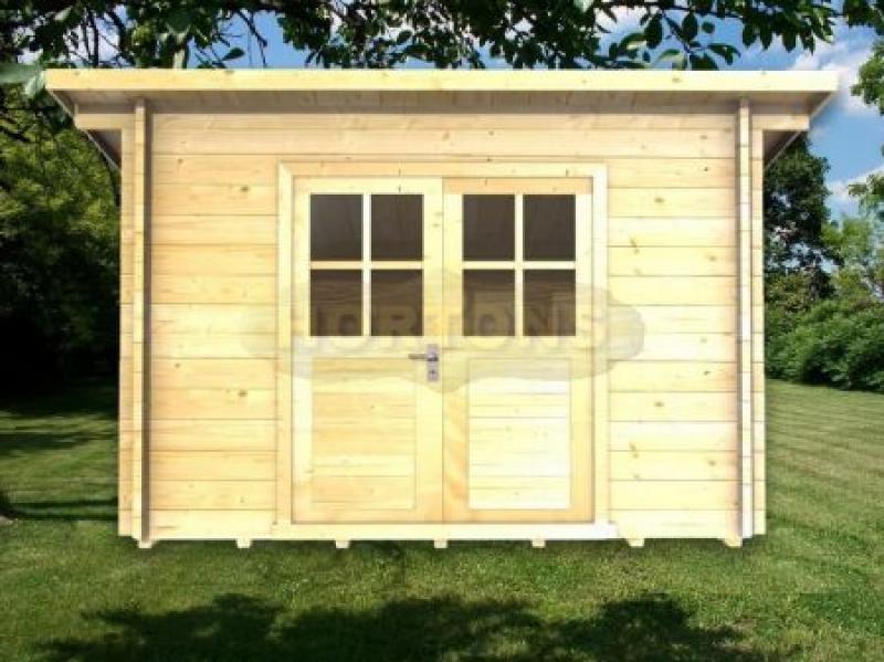28mm Poppy 3m x 2.5m Log Cabin for sale - Click Image to Close