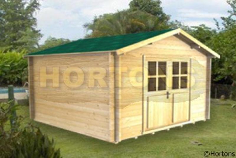 Wokingham 60mm 3.0 x 3.0m Log Cabin - Click Image to Close