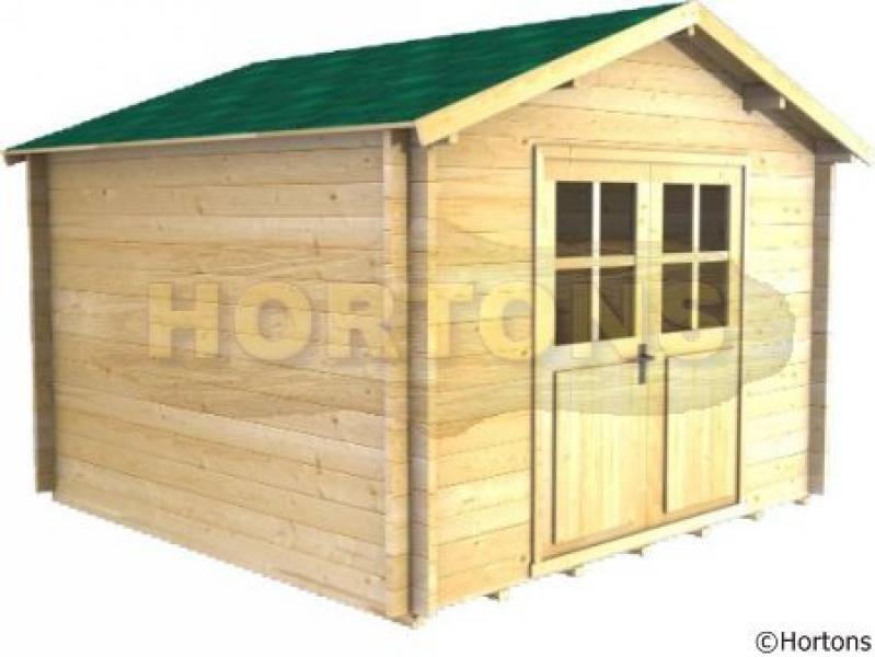 35mm Wokingham 3mx3m Log Cabin - Click Image to Close