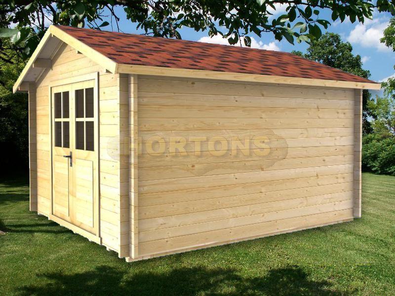 28mm Hull - 3m x 3.5m Log Cabin - Click Image to Close