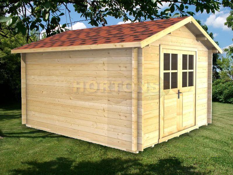 28mm Hull - 3m x 3.5m Log Cabin - Click Image to Close