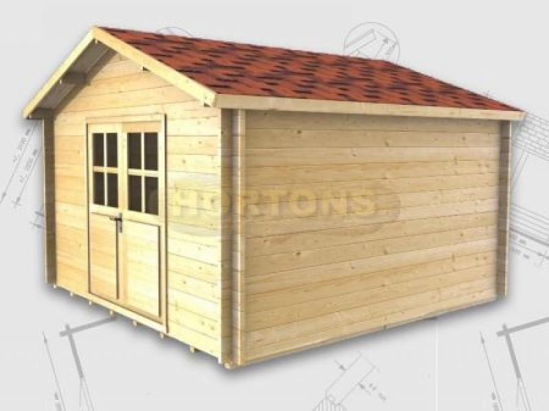 3.5 x 3.5m 35mm Ben cabin - Click Image to Close