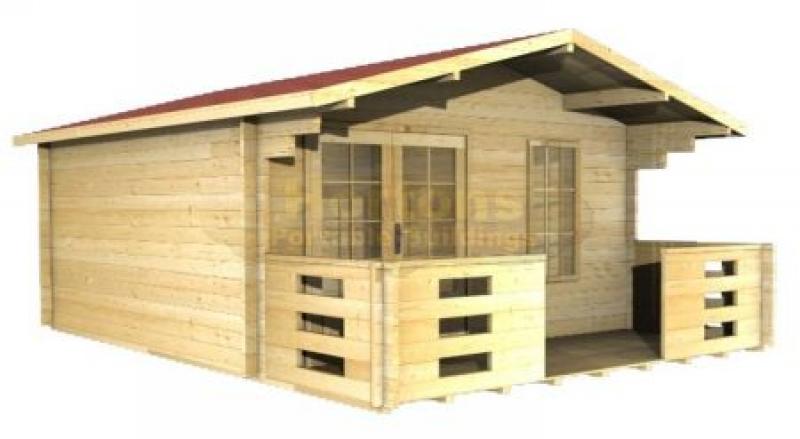 45mm Maidstone - 4 x 4 m Log Cabin - Click Image to Close