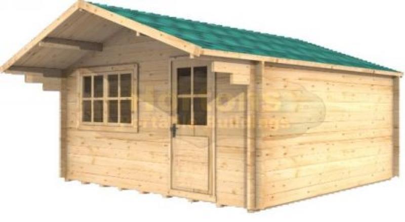 4m x 4m, 45mm Eastleigh log cabin - Click Image to Close