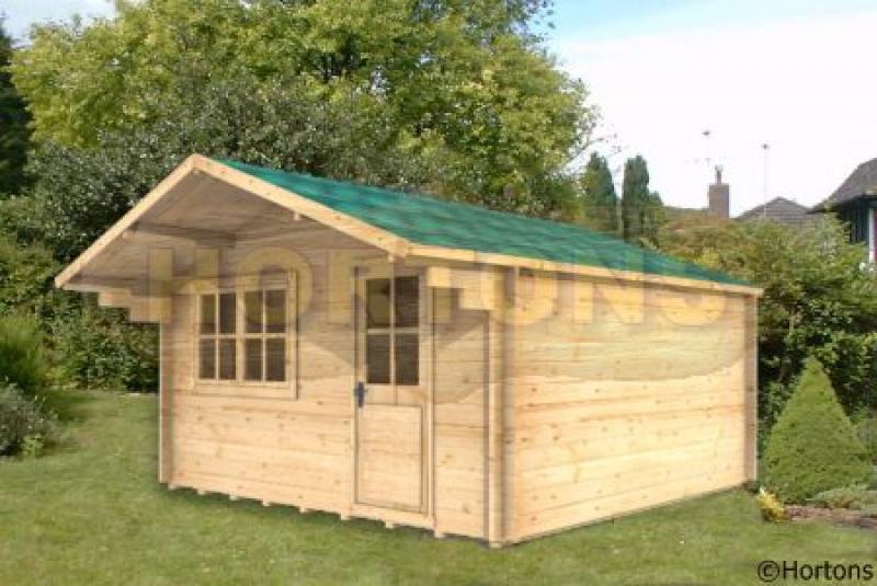 4m x 4m, 45mm Eastleigh log cabin - Click Image to Close