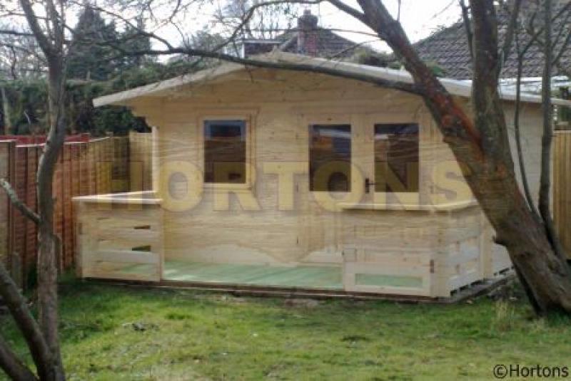28mm Limpsfield log cabin - 4x3m - Click Image to Close