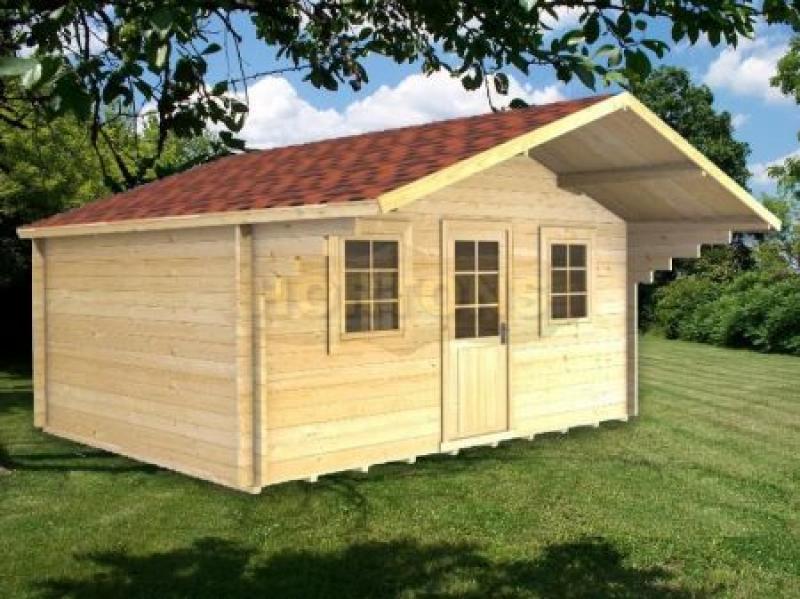 4m x 4m Westerham 35mm Log Cabin for Sale - Click Image to Close